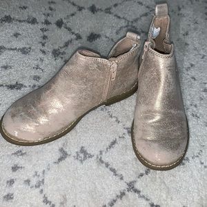 Girls’ Gold Slip On Booties by GAP
